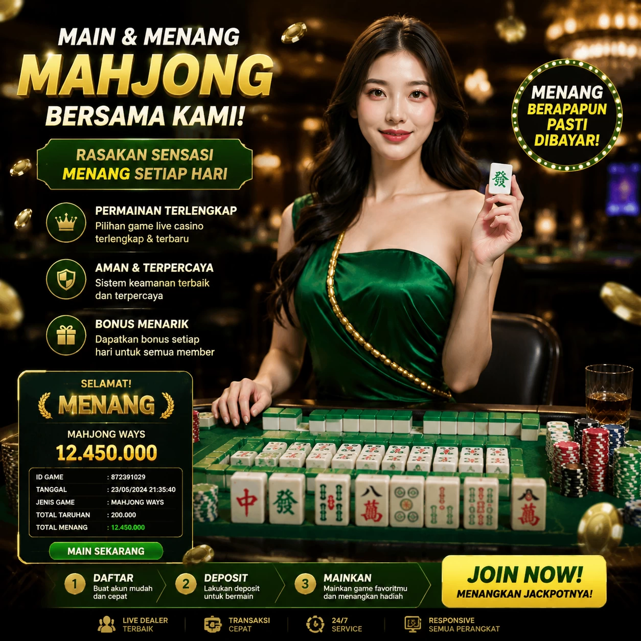 Yang berubah di bintang88: bookmark, e-wallet, turnover